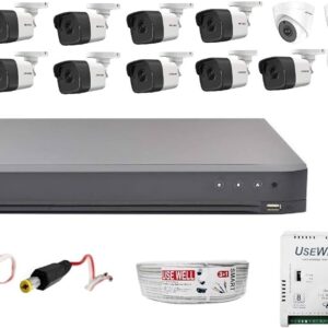 HIKVISION Ultra HD 5MP Cameras Combo KIT 16CH DVR with 2 SATA